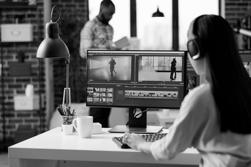 Commercial photography shoot